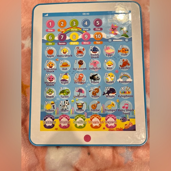 Nickelodeon Toys Baby Shark Learning Tablet Poshmark
